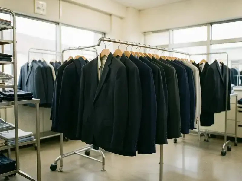オフィス制服320着一括施工事例