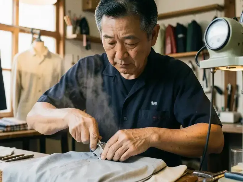 仕上げ工程の様子